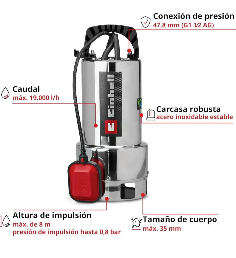 Bomba de agua sucias - Einhell
