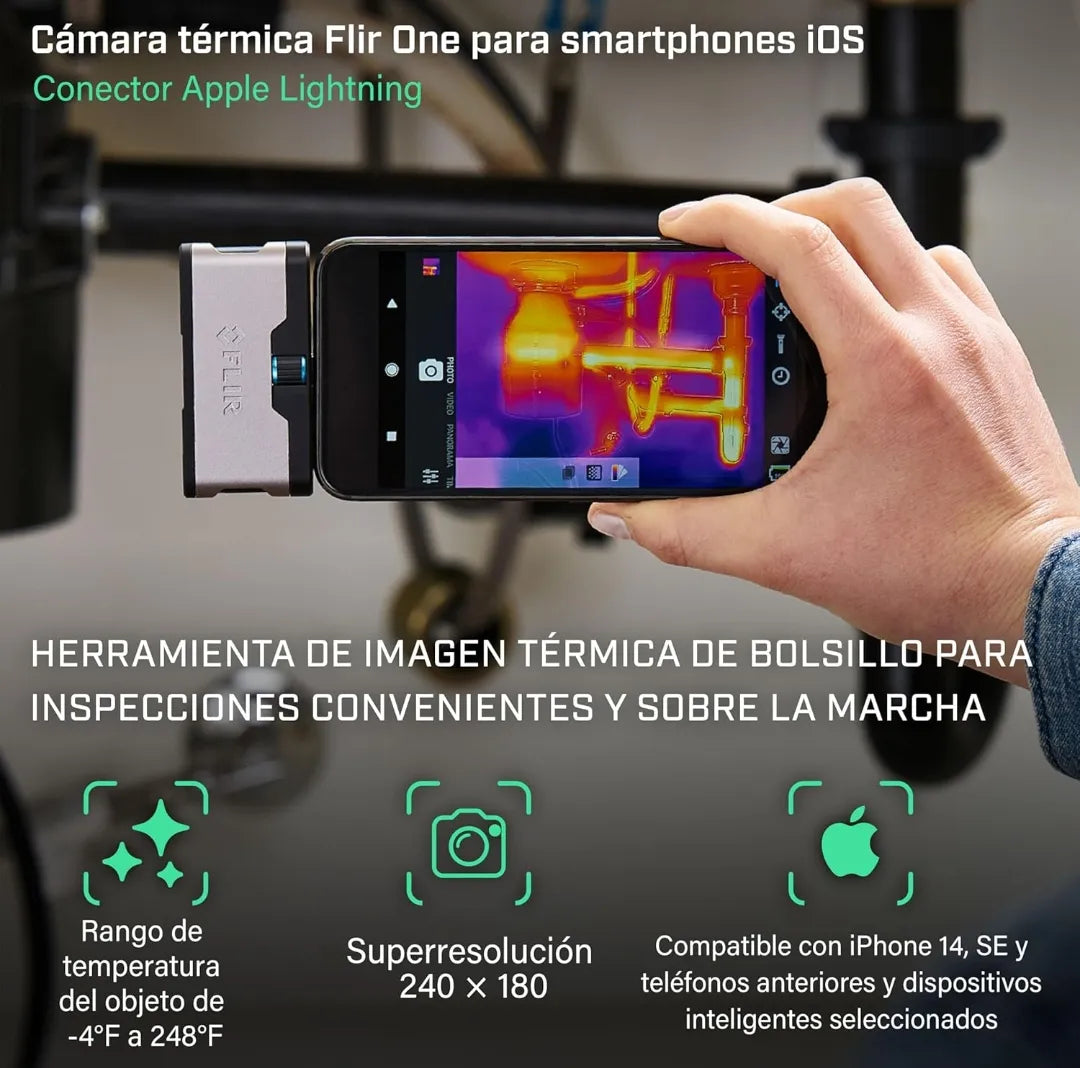 Cámara termográfica para ios - Flir one