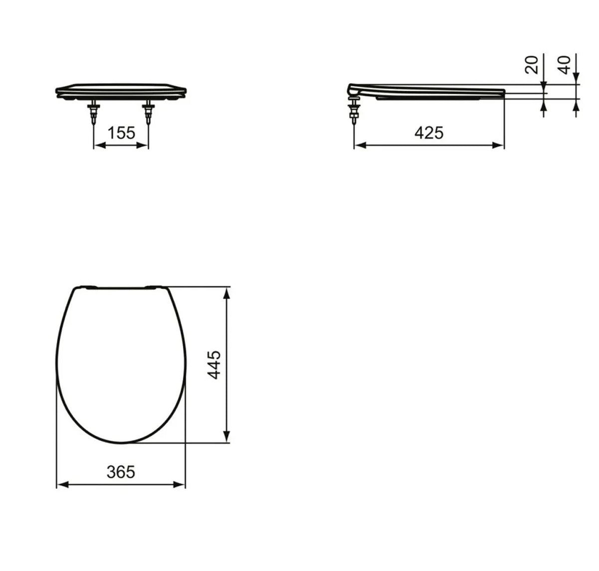 Tapa de vater - Ideal Standard