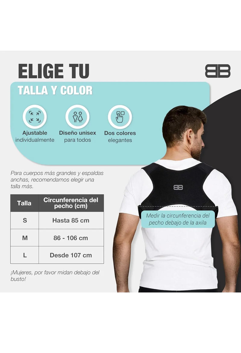 Corrector de espalda BACK BODYGUARD