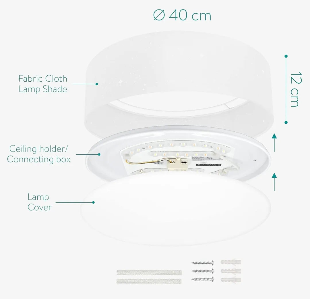 Lámpara LED de techo - Navaris
