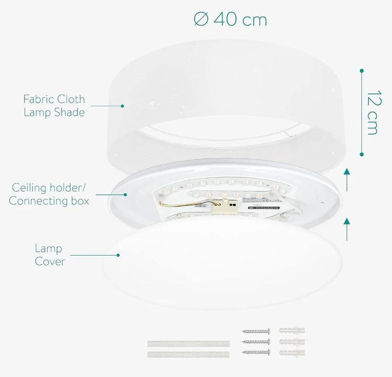 Lámpara LED de techo - Navaris