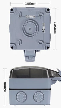 Enchufe exterior estanco IP66 de superficie 16A