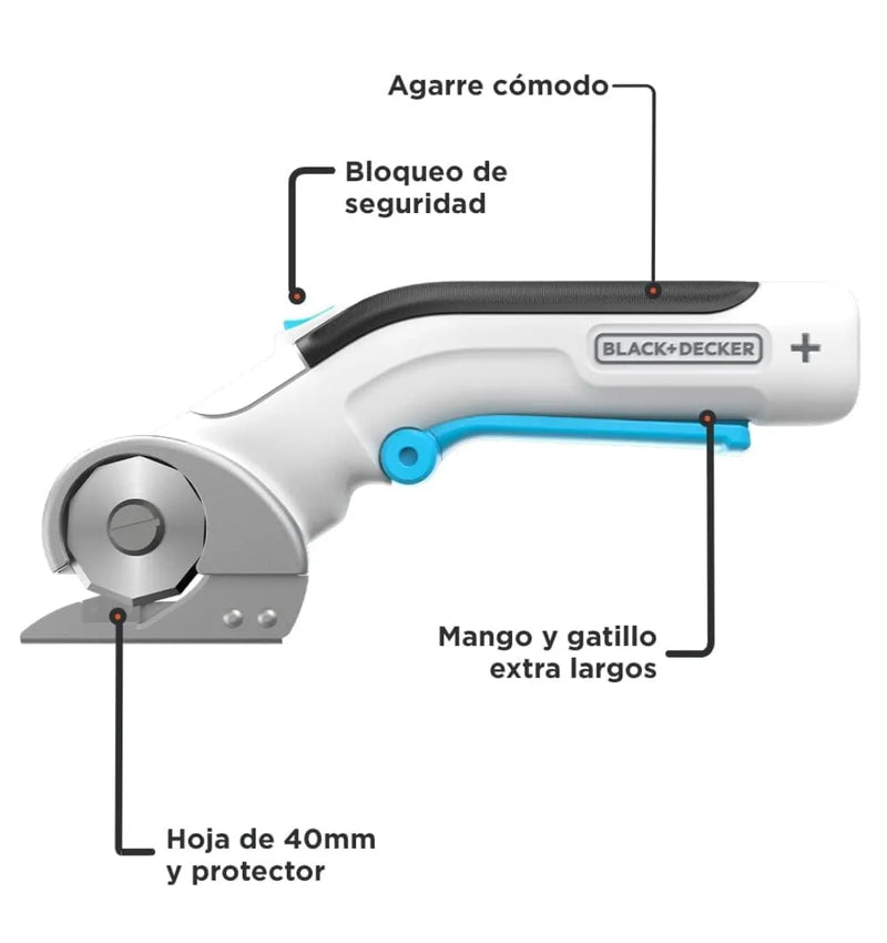 Cúter circular 3,6V a batería - Black+decker