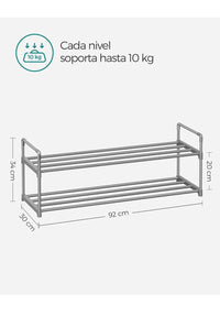 Zapatero Gris SONGMICS