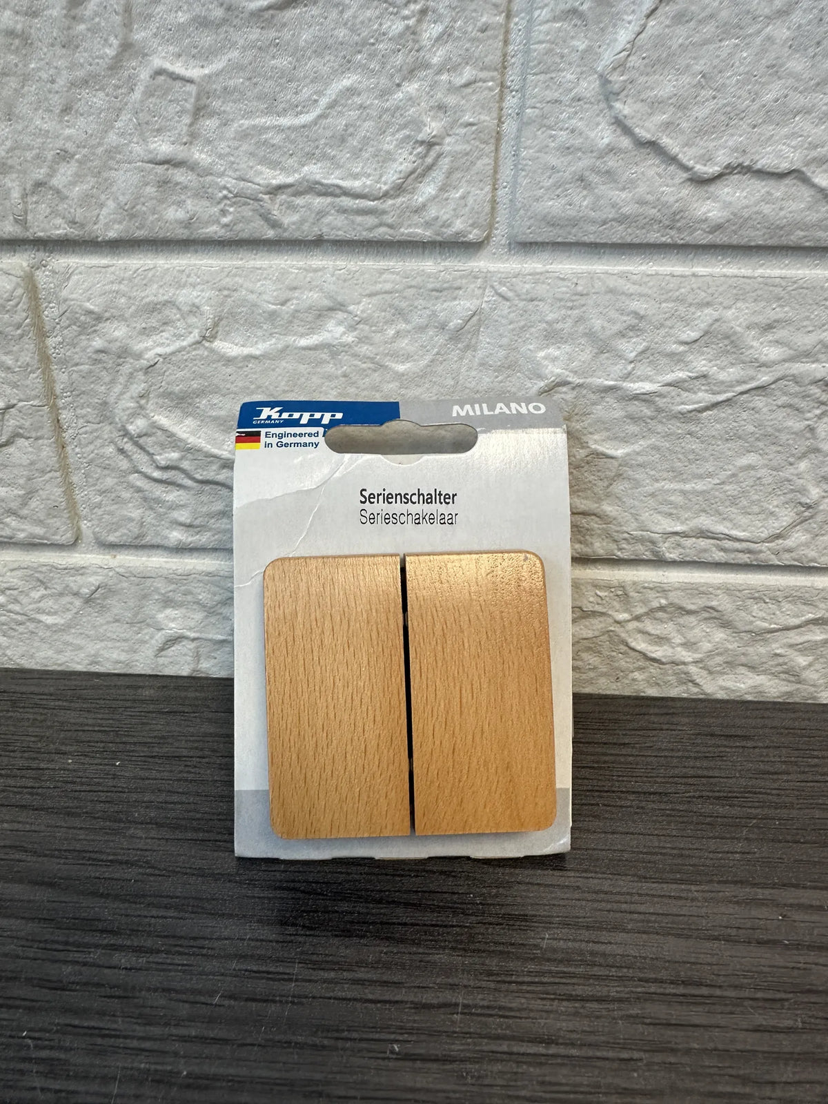 Interruptor de madera