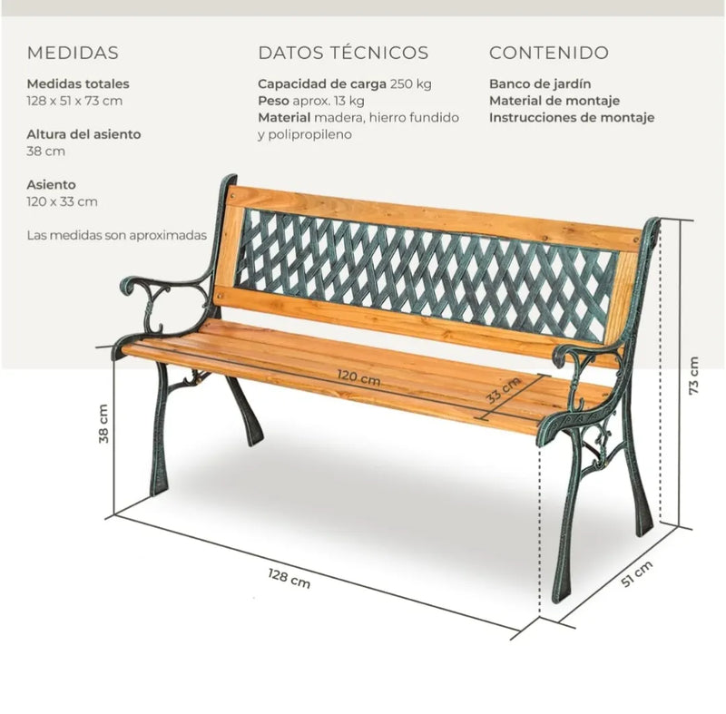 Banco de Jardín Exterior