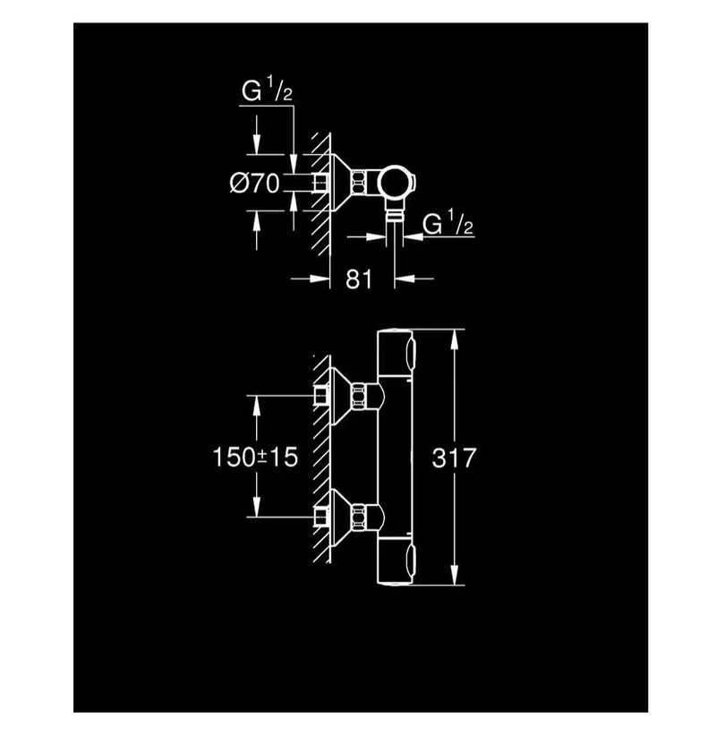 Termostato de ducha Precision Flow GROHE