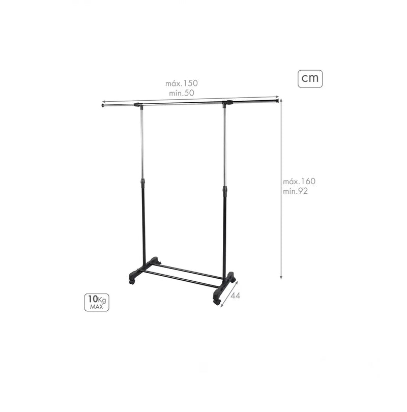 Perchero de Ropa Altura Ajustable - AKTIVE MAX