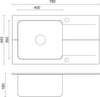 Fregadero para cocina beige - Quadron
