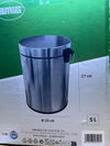 Cubo de Acero Inoxidable con Pedal 5L Amig