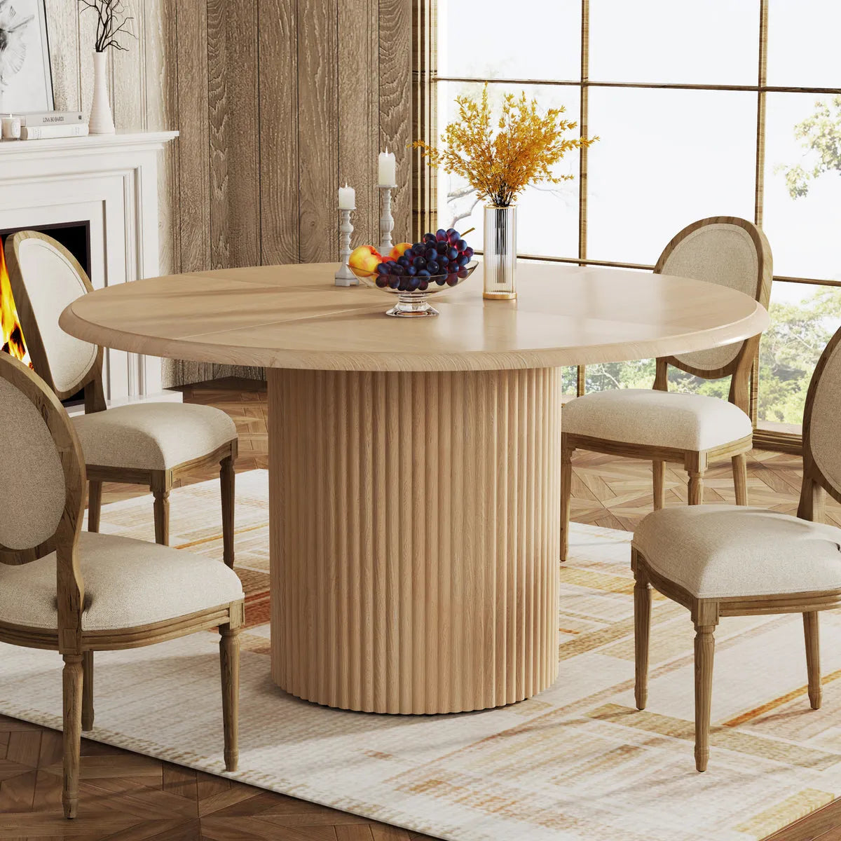 Mesa de comedor redonda