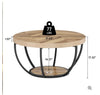 Mesa de centro de madera