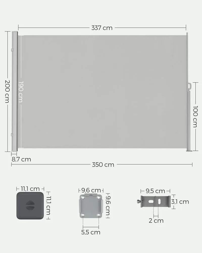 Toldo Lateral Extensible - SONGMICS