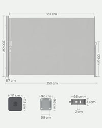 Toldo Lateral Extensible - SONGMICS
