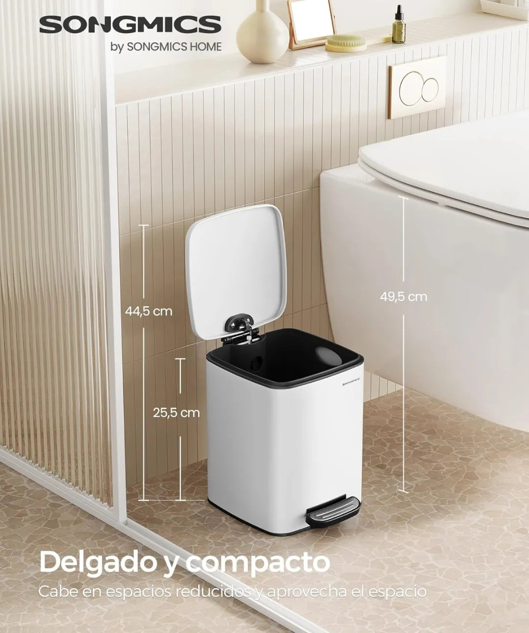 Cubo de basura de baño 6L