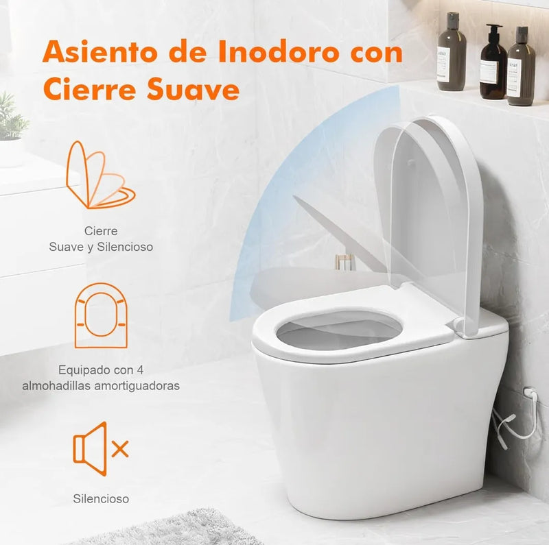 Asiento de inodoro de cierre suave - Ibergrif