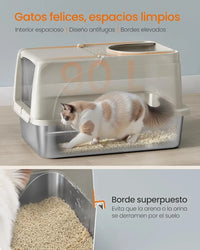 Arenero para gato