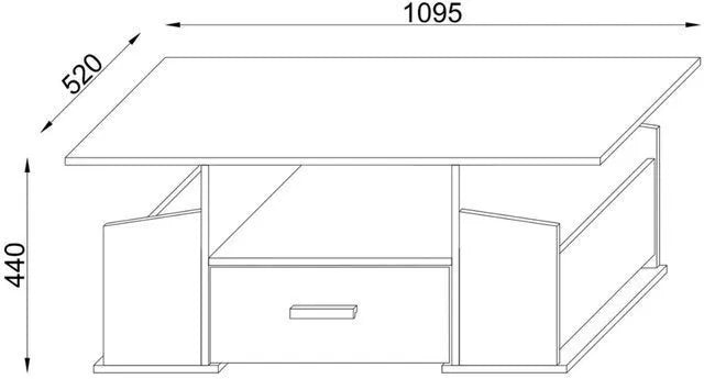 Mesa auxiliar de madera - VCM