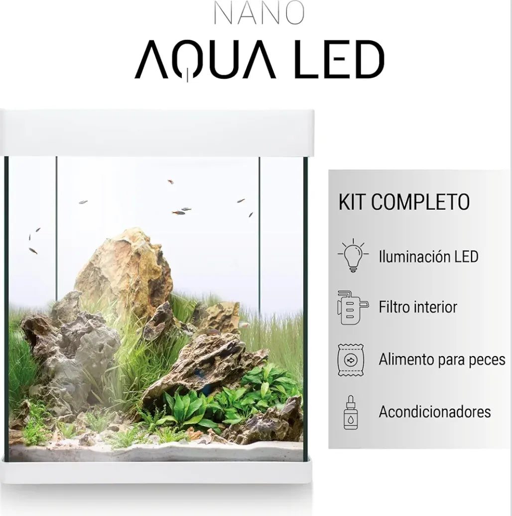 Kit completo de acuario de 30L - Nano