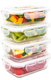 Pack de 4 fiambreras de cristal - LG luxury