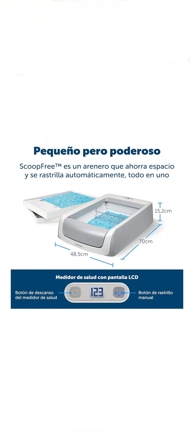 Arenero autolimpiante para gatos - Petsafe