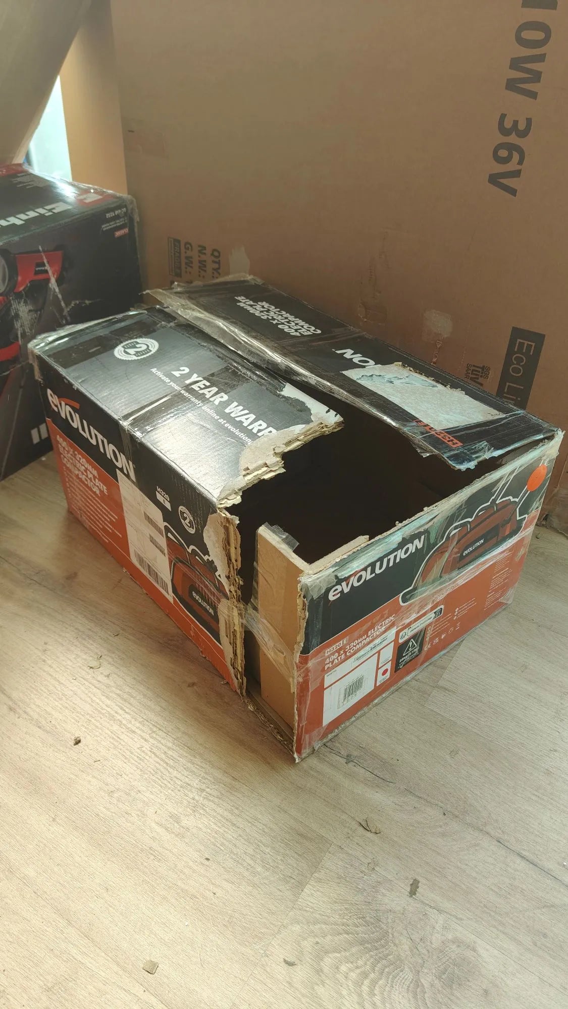 Compactador de Placas, Eléctrico