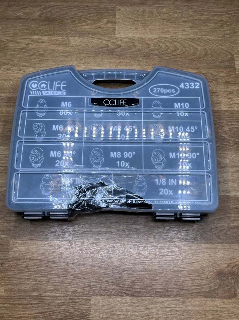 Kit de Surtido de Accesorios de Engrasador CCLIFE