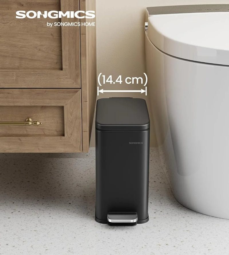 Cubo de basura para baño de 5 litros - Songmics