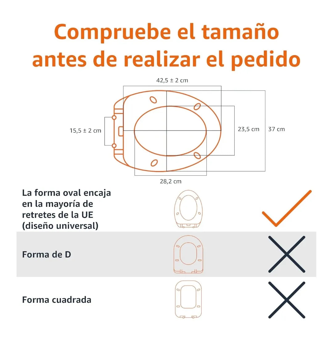 Asiento de inodoro - Amazon Basics