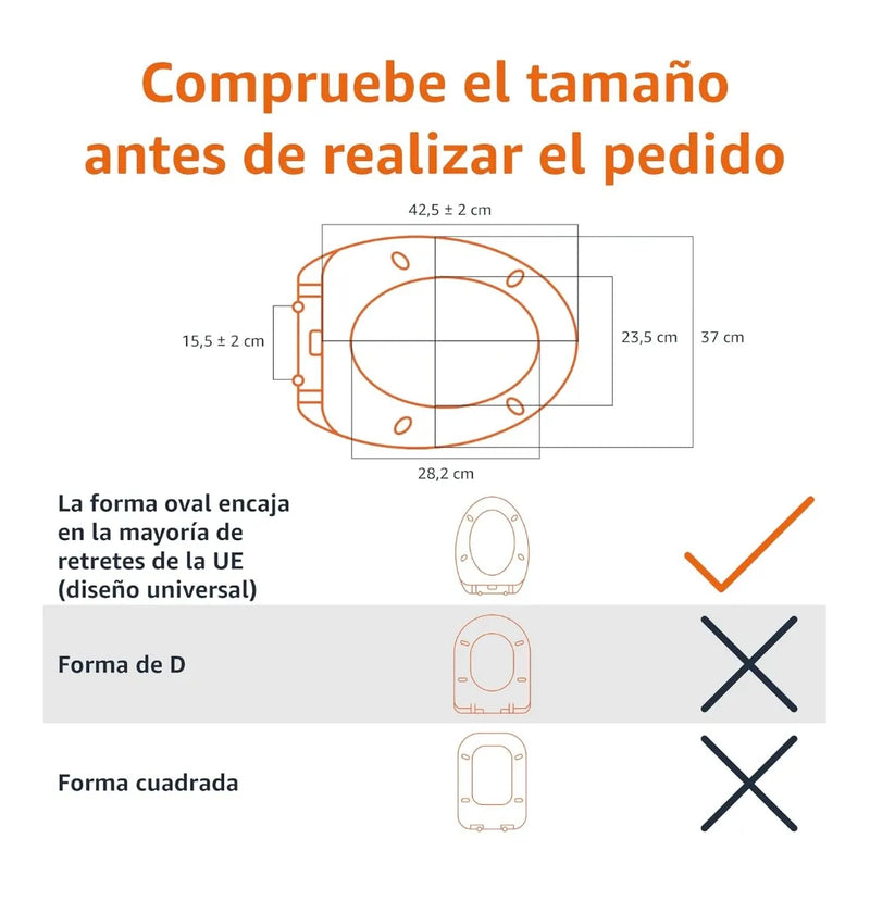 Asiento de inodoro - Amazon Basics