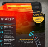 Radiador de infrarrojos de 2500W - Kesser