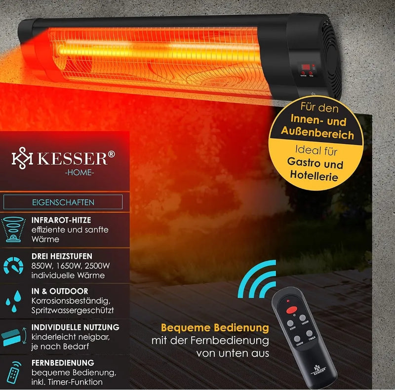 Radiador de infrarrojos de 2500W - Kesser