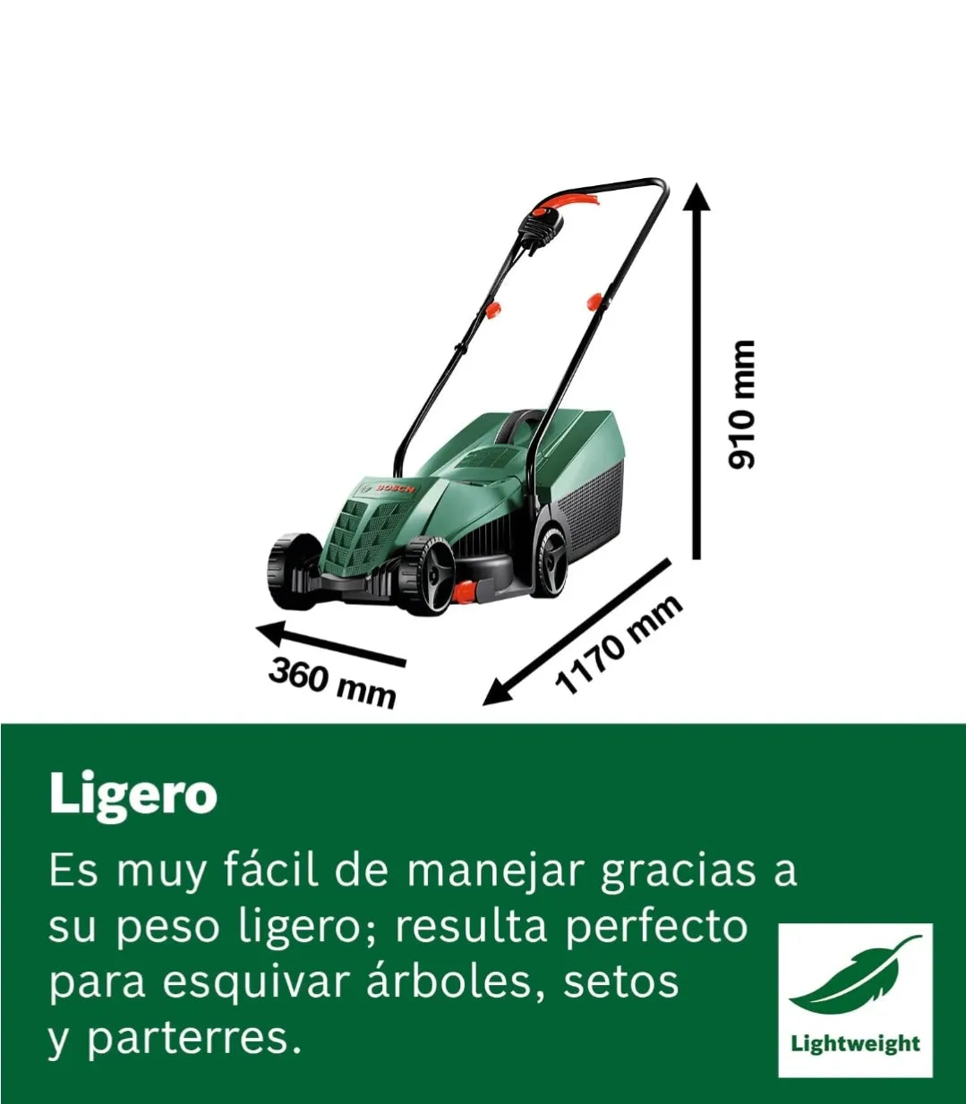 Cortacésped con cable easyrotak - Bosch