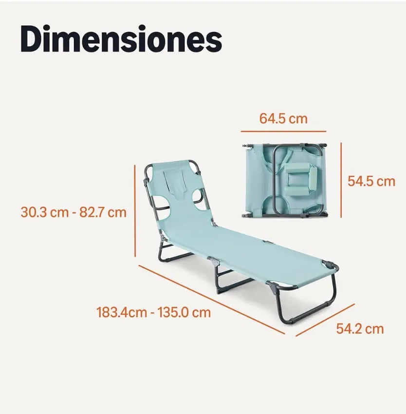 Tumbona para exterior
