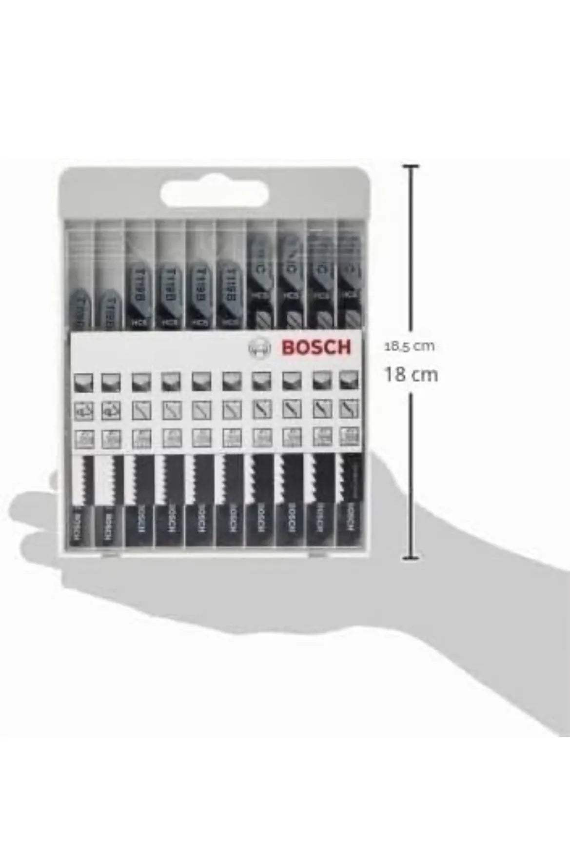 Set con 10 hojas de sierra Bosch