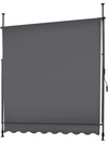 Toldo de terraza manual regulable - Tectake