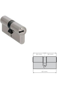 Cilindro Seguridad 30x30 mm WOLFPACK