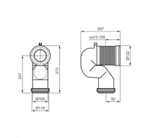 Curva técnica para WC