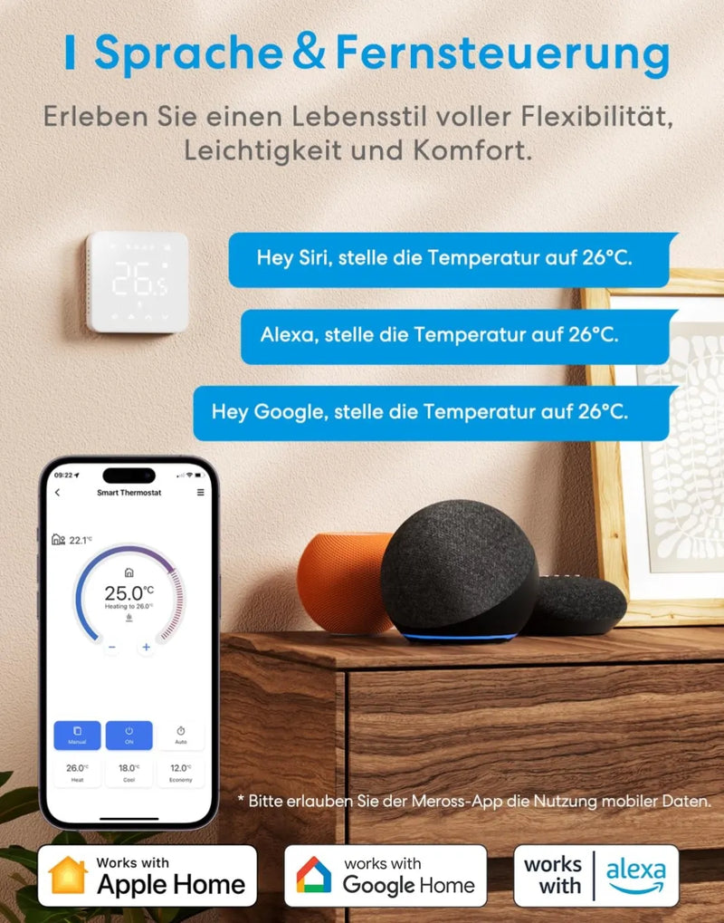 Termostato inteligente - Meross