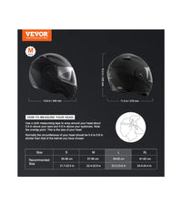 Casco de Motocicleta - VEVOR