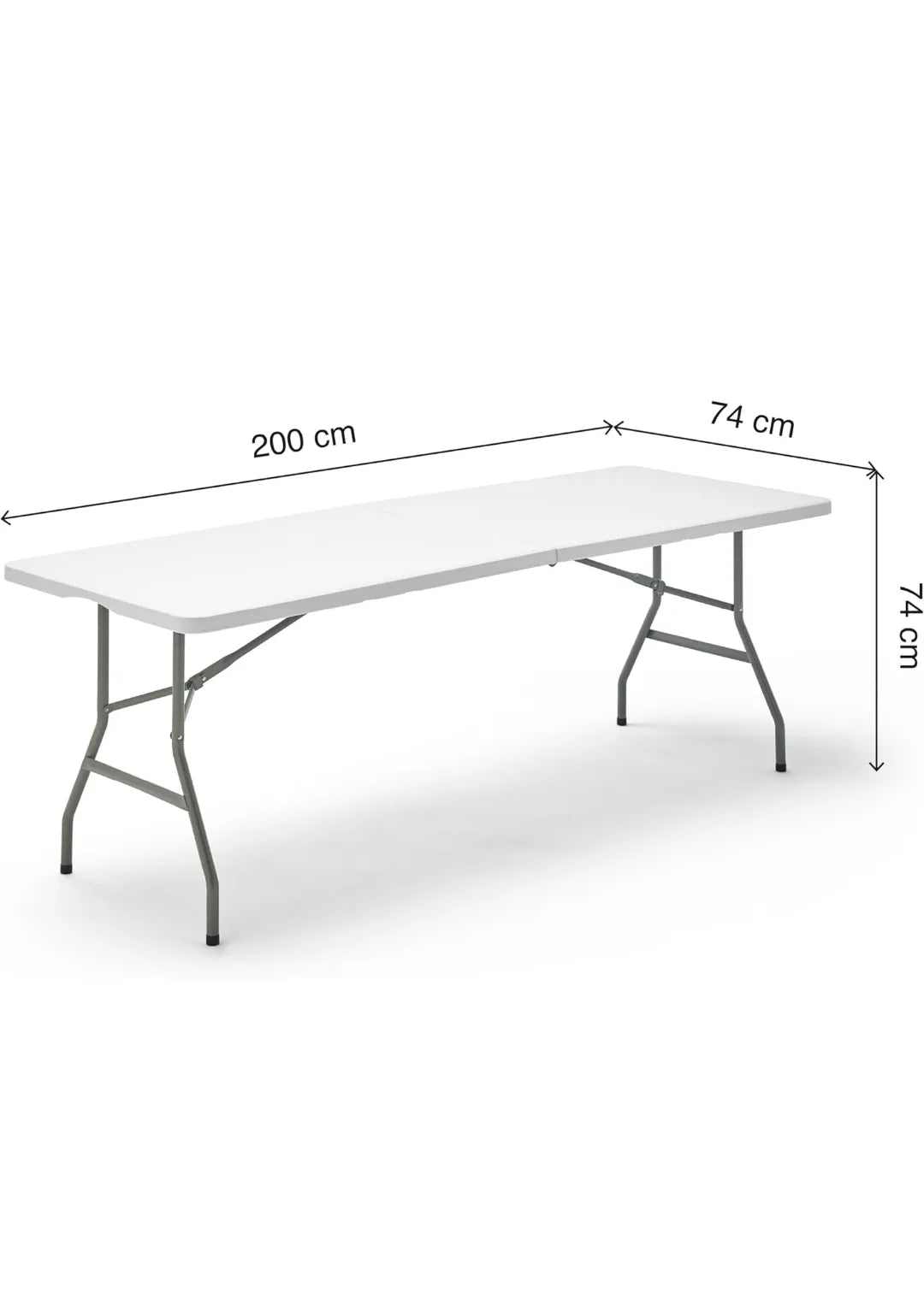 Mesa plegable 200cm - KG KITGARDEN