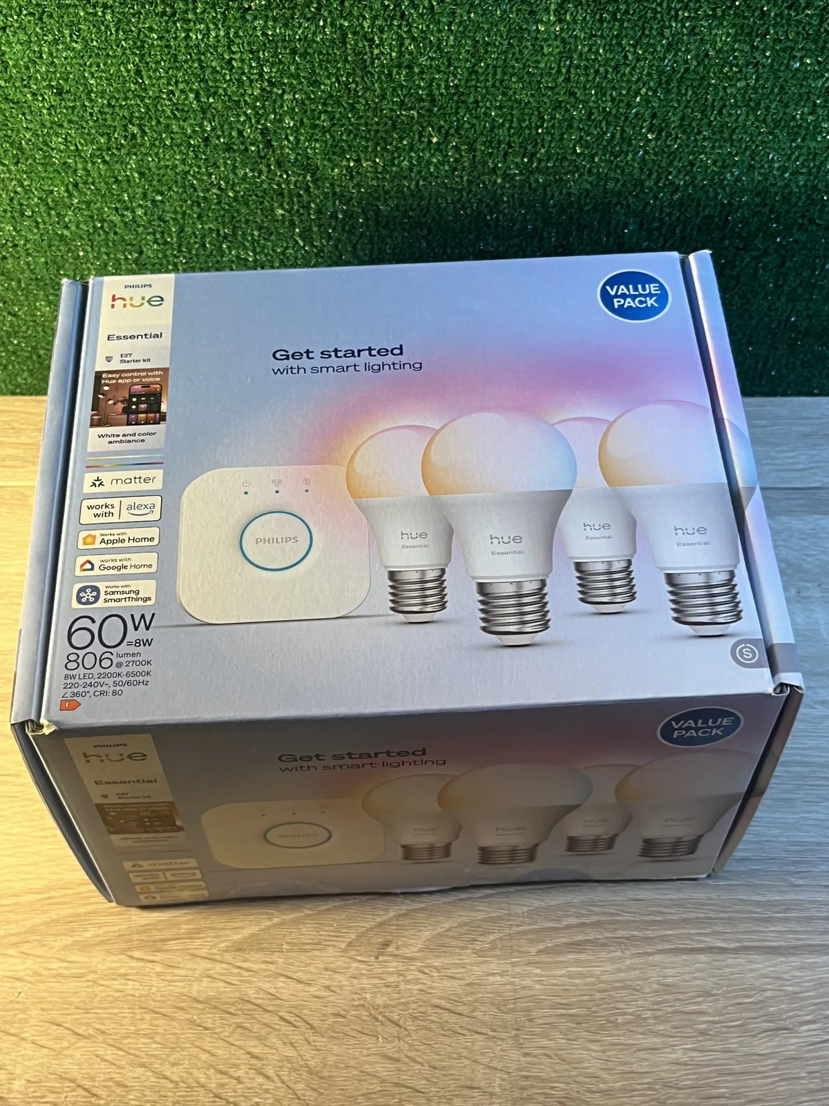 Kit Inicio: Hue Bridge + 4 bombillas led Hue Essentials