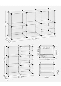 Estantería Modular de 9 Compartimentos SONGMICS