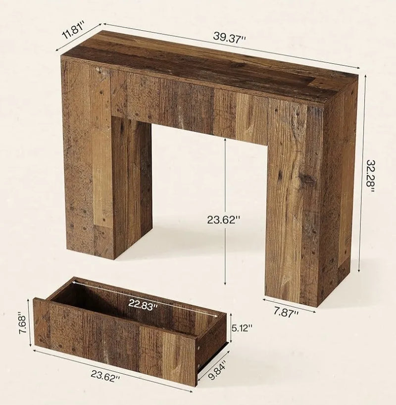 Mesa consola de granja