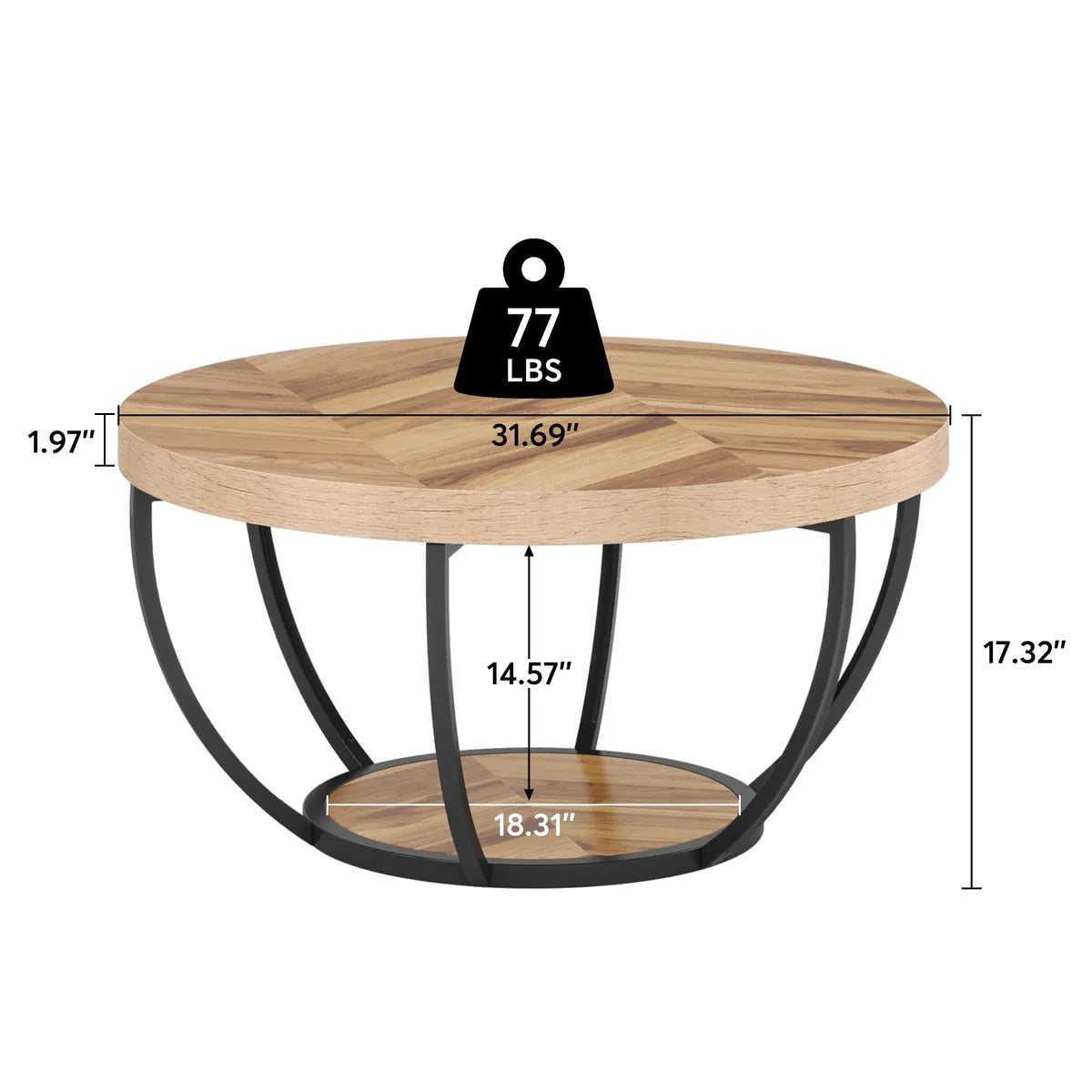 Mesa de centro de madera