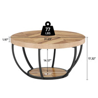 Mesa de centro de madera