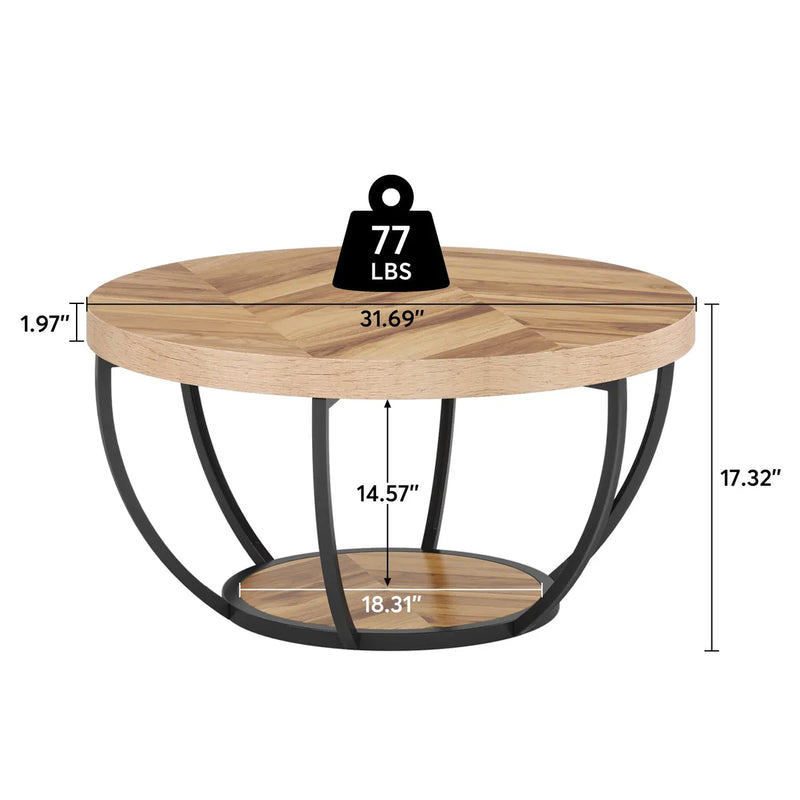 Mesa de centro de madera