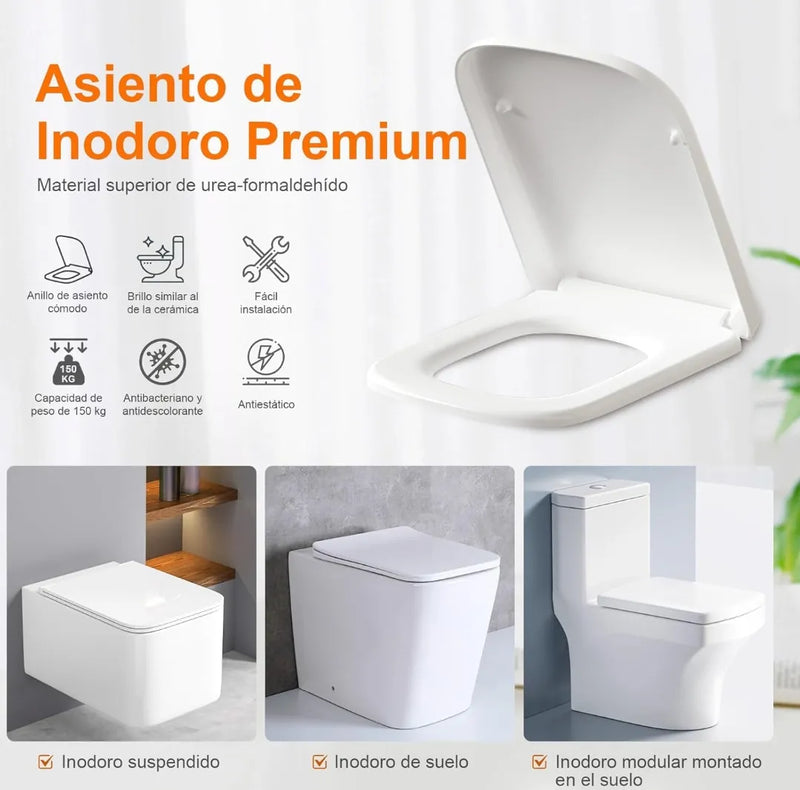 Tapa de baño universal cuadrada - Grifema