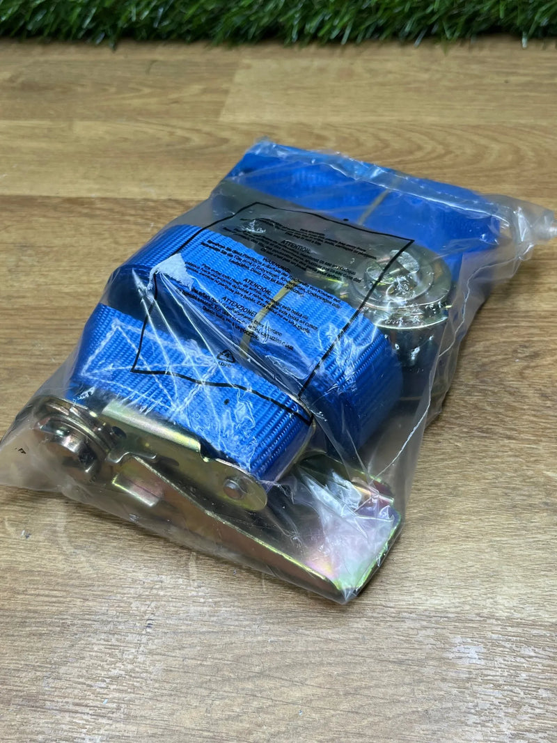 Juego de 2 correas de amarre con trinquete de alta resistencia